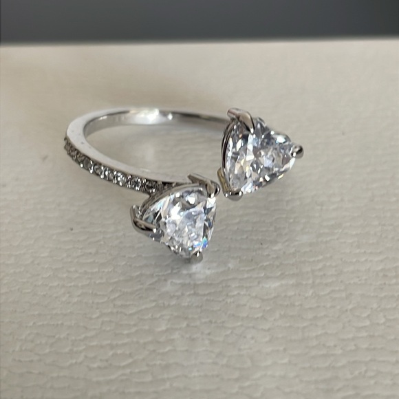 Swarovski Mesmera Open Heart Ring - Picture 2 of 7